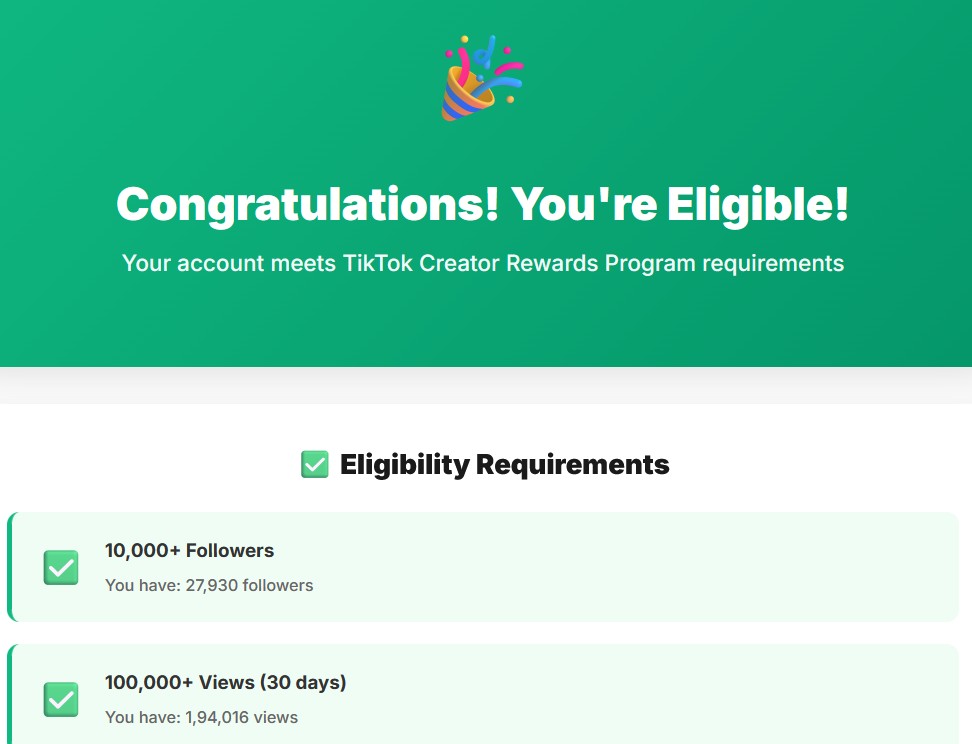 How Does a TikTok Monetization Checker Work